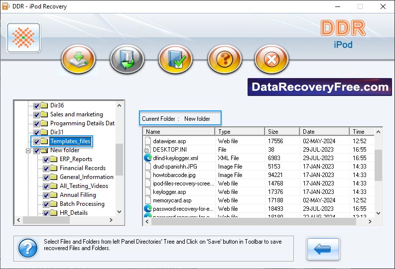 Save recovered data