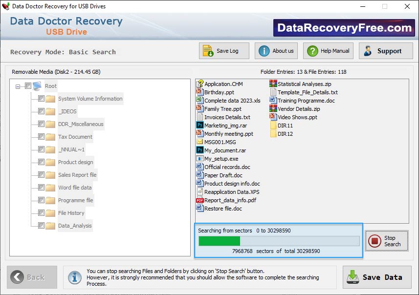 Disk scanning process